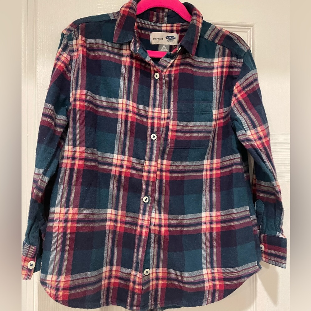 Old Navy Girls “Boyfriend” Shirt